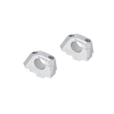 Bar back variable for diam32 handlebars. H=32mm. Back 5/10/15/20/25/30 mm. Silver. (LEH.00.039.32000/S)