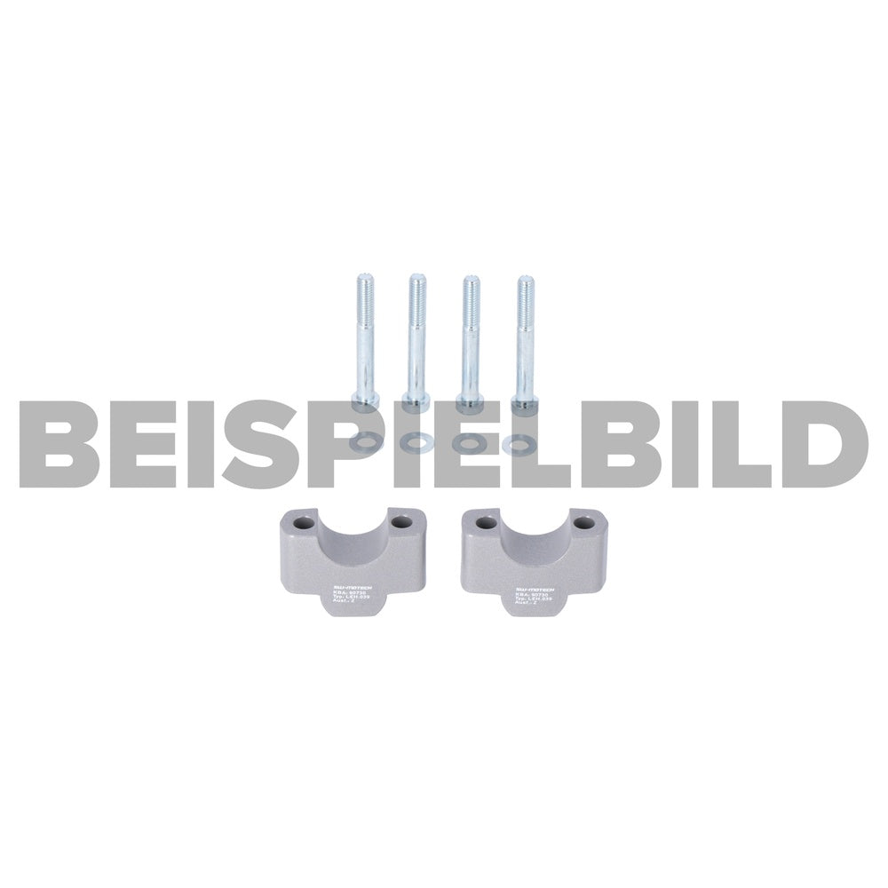 Bar riser. H=30mm. Silver. BMW R 1300 GS (23-). (LEH.07.039.13000/S)