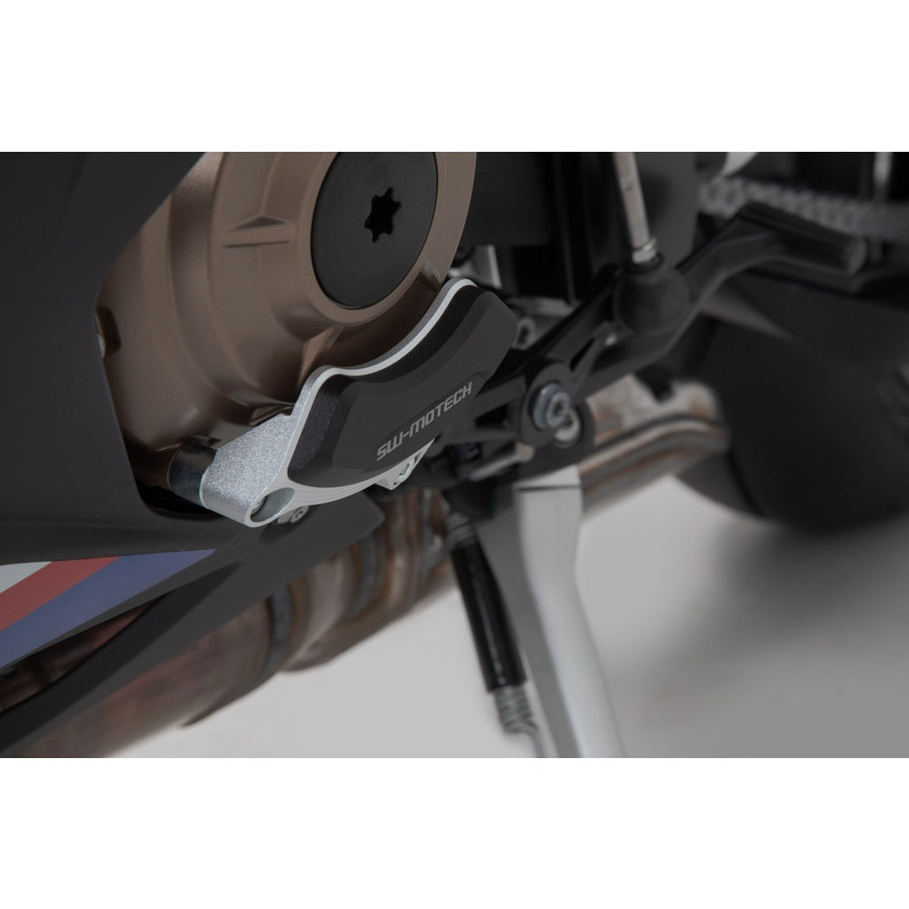 Engine Case Protector.Black/silver. S1000RR(19-)/R(21-), M1000R(22-).(MSS.07.540.10100)