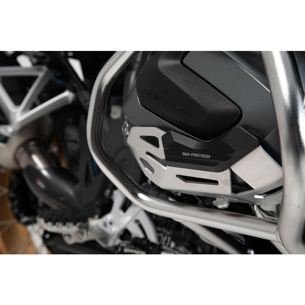 Cylinder guard. Black/Silver. BMW R 1250 GS, R 1250 R. (MSS.07.904.10201)