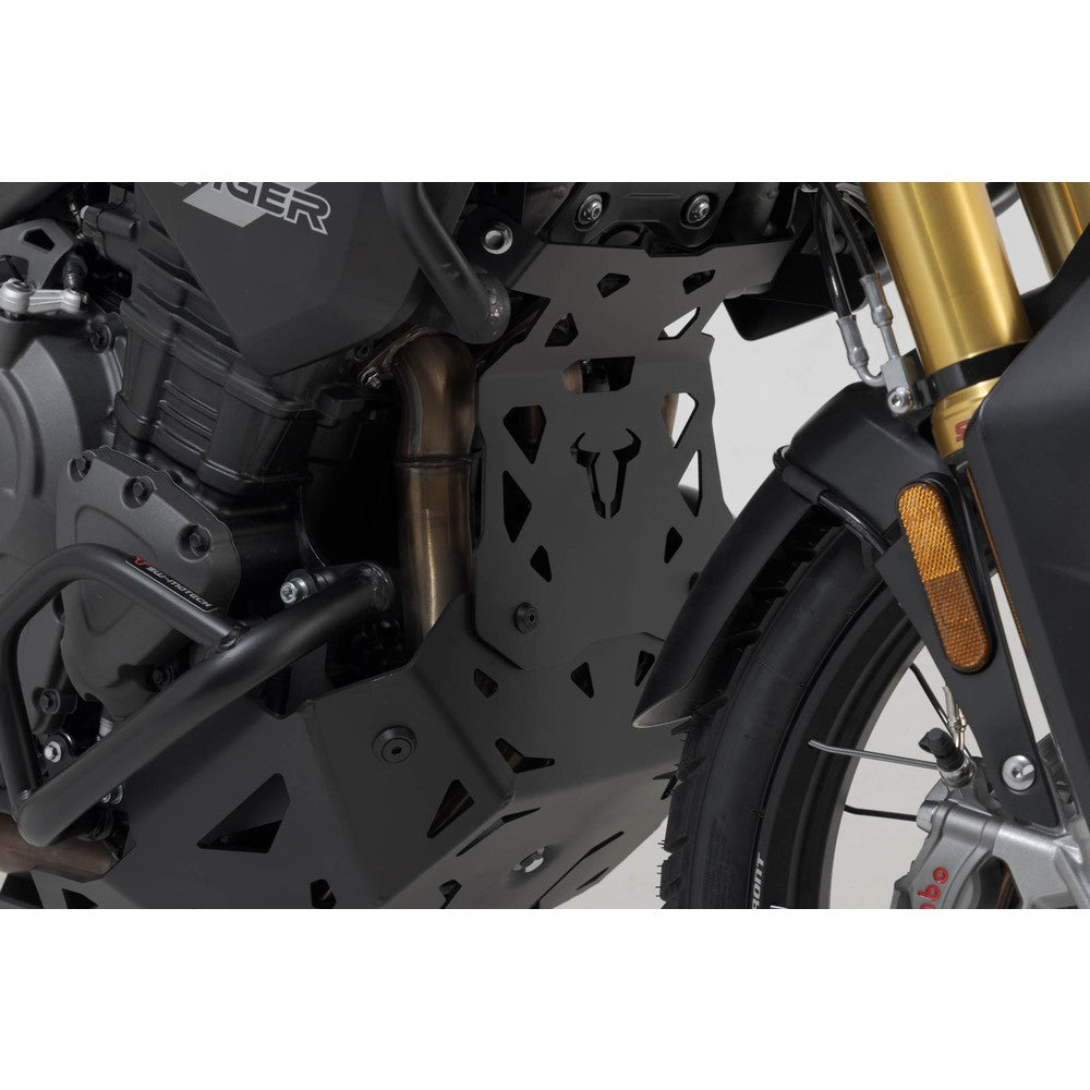 Engine guard extension. Black. Triumph Tiger 1200 models (22-). (MSS.11.905.10100/B)
