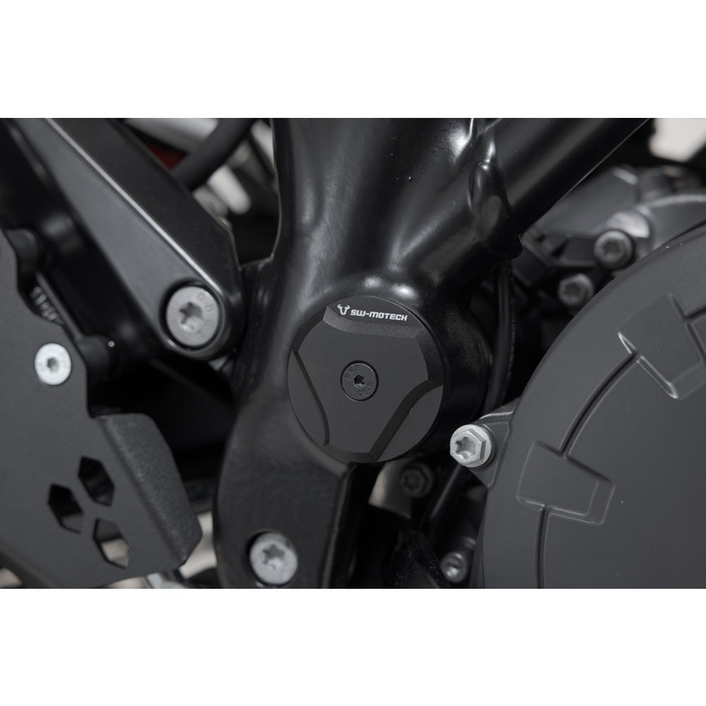 Frame cap set. Black. KTM 1050/1090/1190 Adv,1290 SAdv. (RAD.04.588.10000/B)