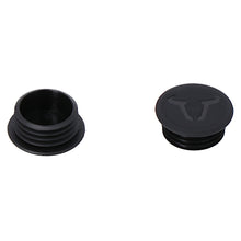 Replacement frame caps for crash bars. Black. As pair. (SBL.00.051.80000/B)