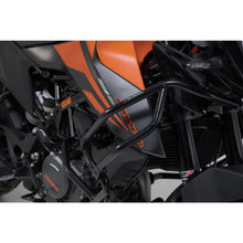 Upper crash bar for orig. KTM crash bar. Black. KTM 390 Adv (19-). (SBL.04.958.10100/B)