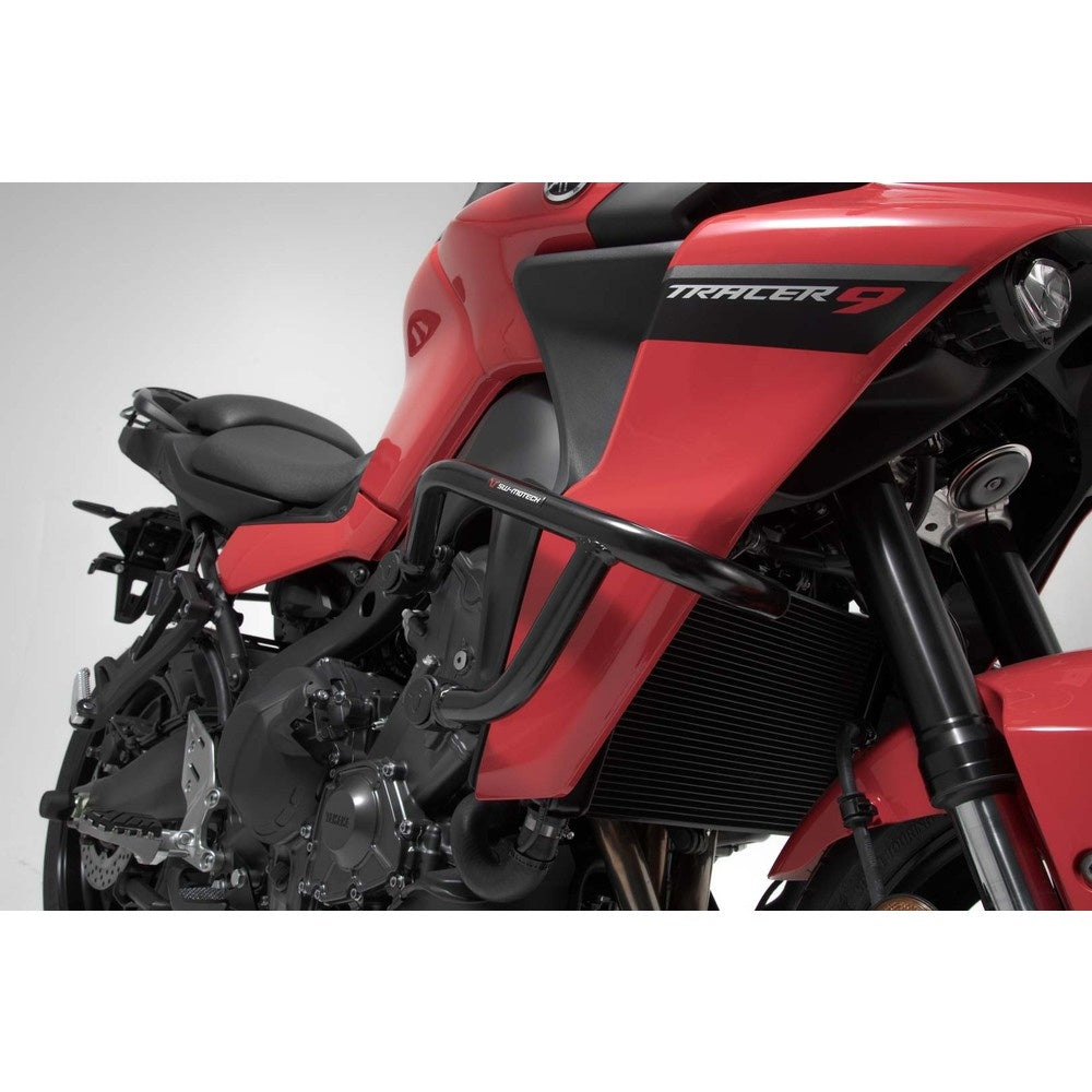 Crash bar. Black. Yamaha Tracer 9 / GT (20-) / GT+ (22-). (SBL.06.921.10001/B)