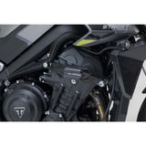 Frame slider kit. Black. Triumph Street Triple (12-) / Rx (15-). (STP.11.590.10400/B)