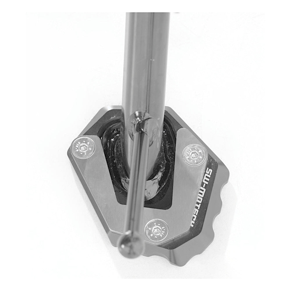 Extension for side stand foot. Black/Silver. Honda VFR800X (15-),CB/R models. (STS.01.548.10000)