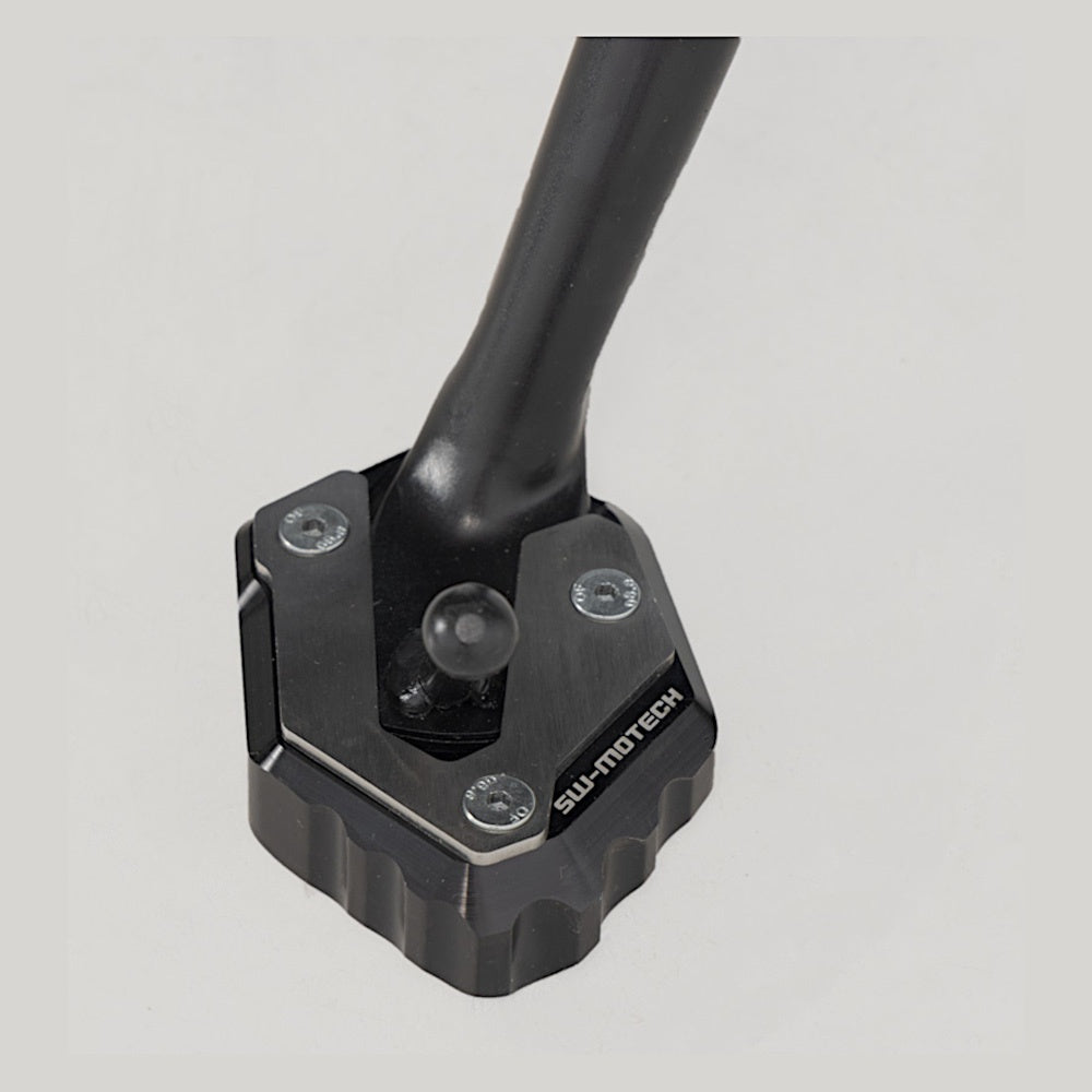 Extension for side stand foot. Black/Silver. MT-07/Trac/MotoCage,XSR700,YZF-R7.20-24 (STS.06.506.10000)