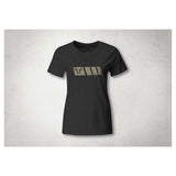 T-Shirt.Legend Gear. Black. Women. Size L.(WER.BKL.010.L.10001)