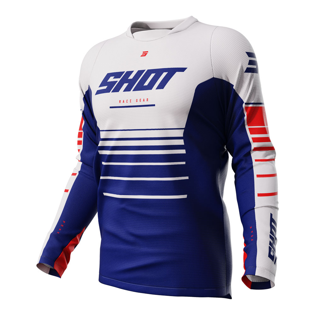Shot Devo Jersey Peak Blue Small - 66-4121-08
