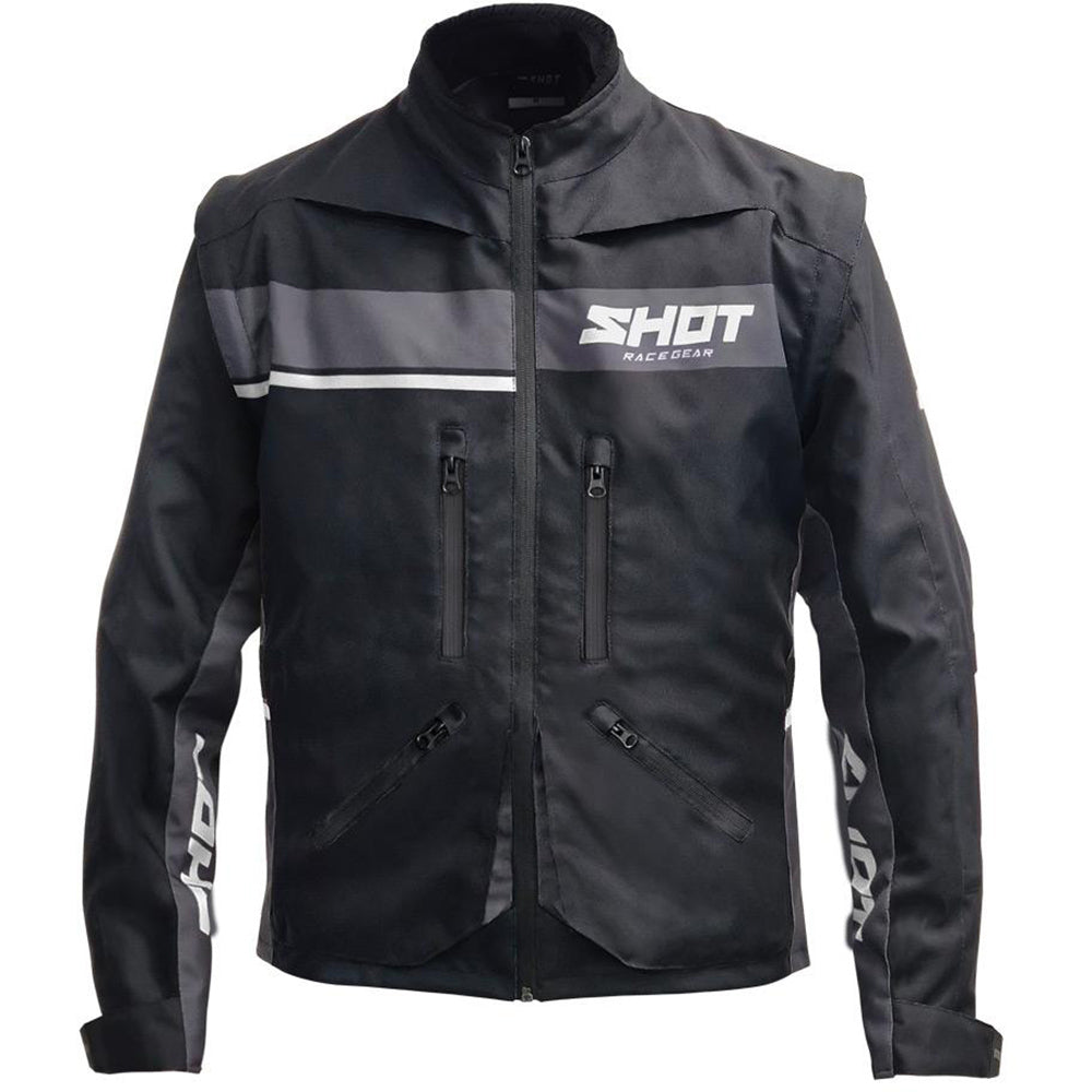 Shot Contact Assault 2.0 Jacket Black/White Medium - 66-5153-09