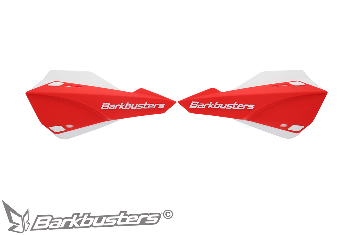 SABRE MX/ENDURO HANDGUARD - RED (WITH DFLCTRS)