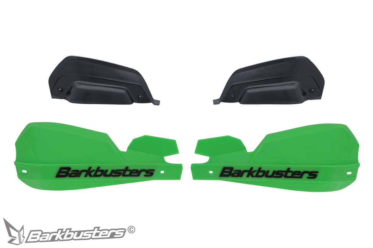 BB:VPS PLASTIC GUARD - GREEN - WITH WIND DEFLECTOR SET