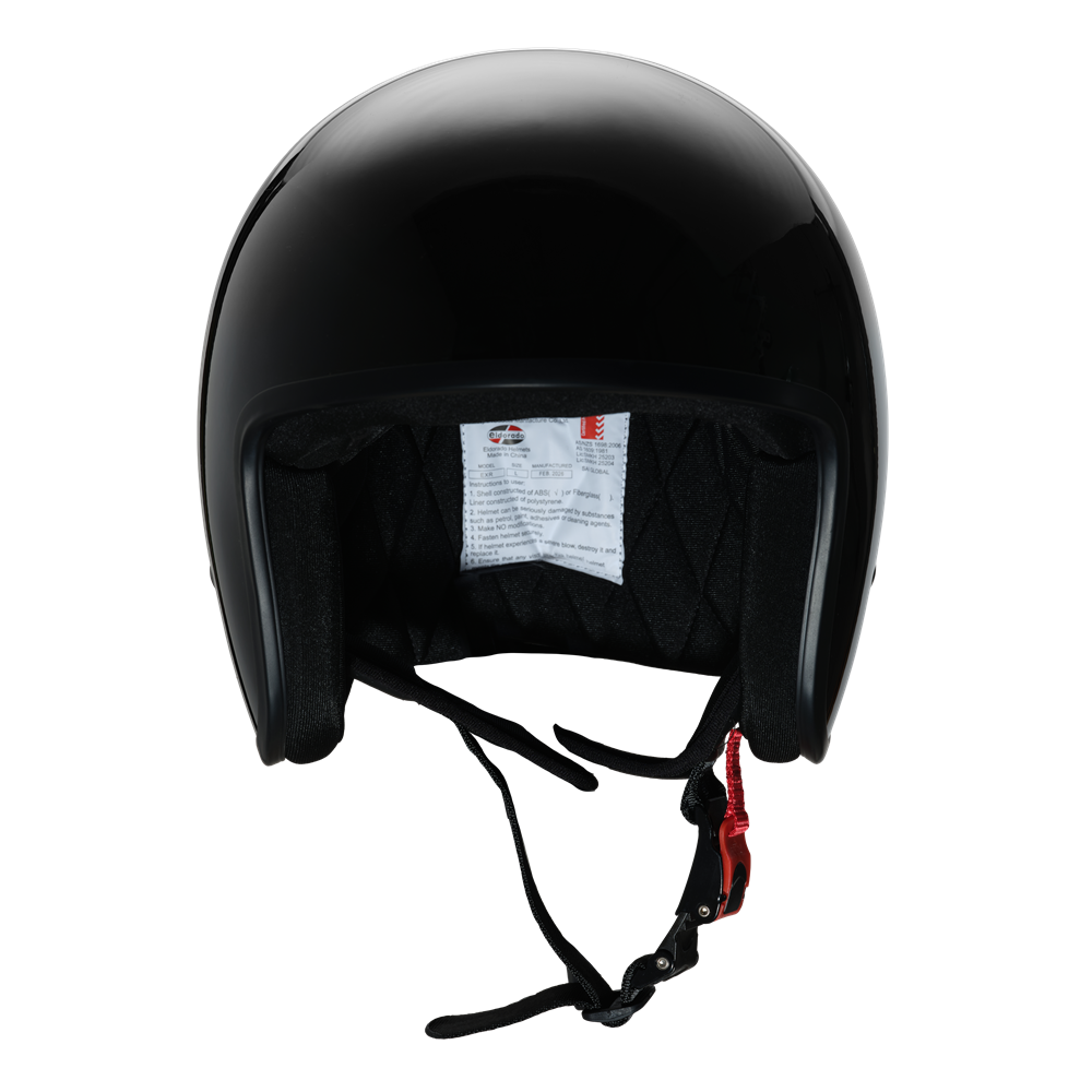 EXR GLOSS BLACK - SM 54-57CM - (NO STUDS)