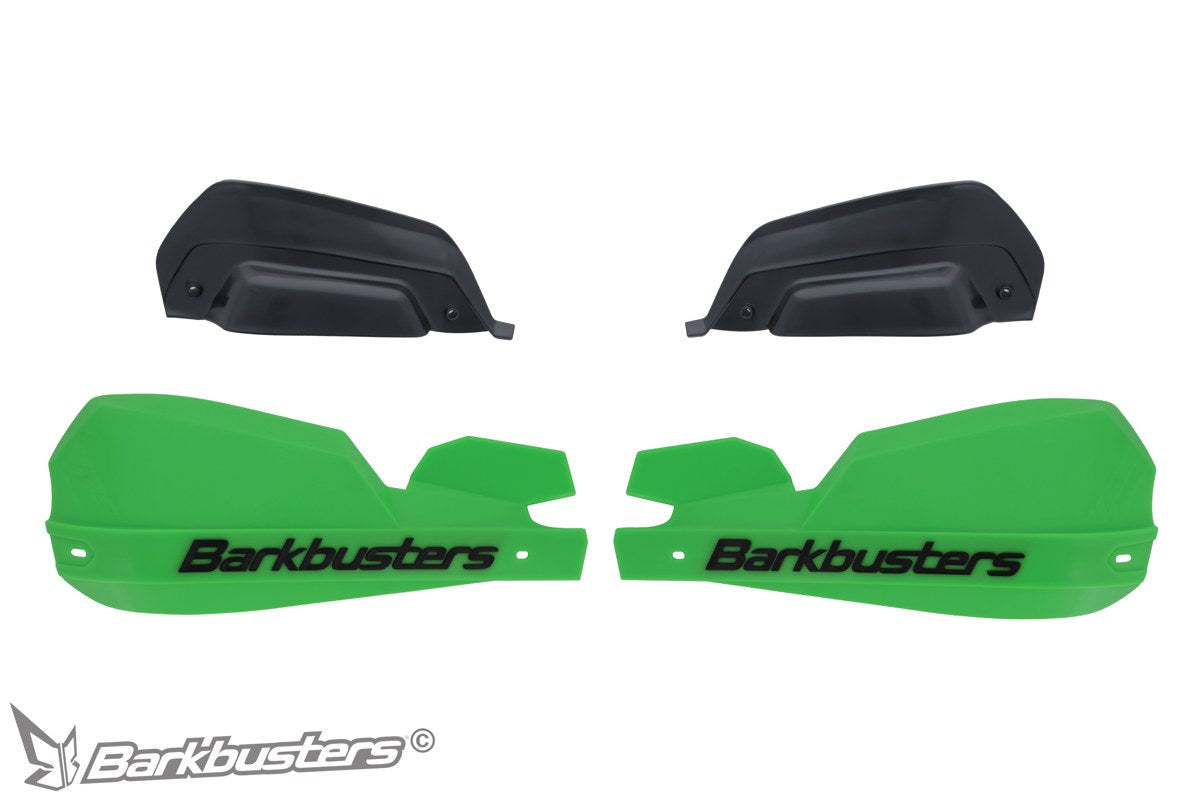 VPS PLASTIC GUARD - GREEN - WITH WIND DEFLECTOR SET
