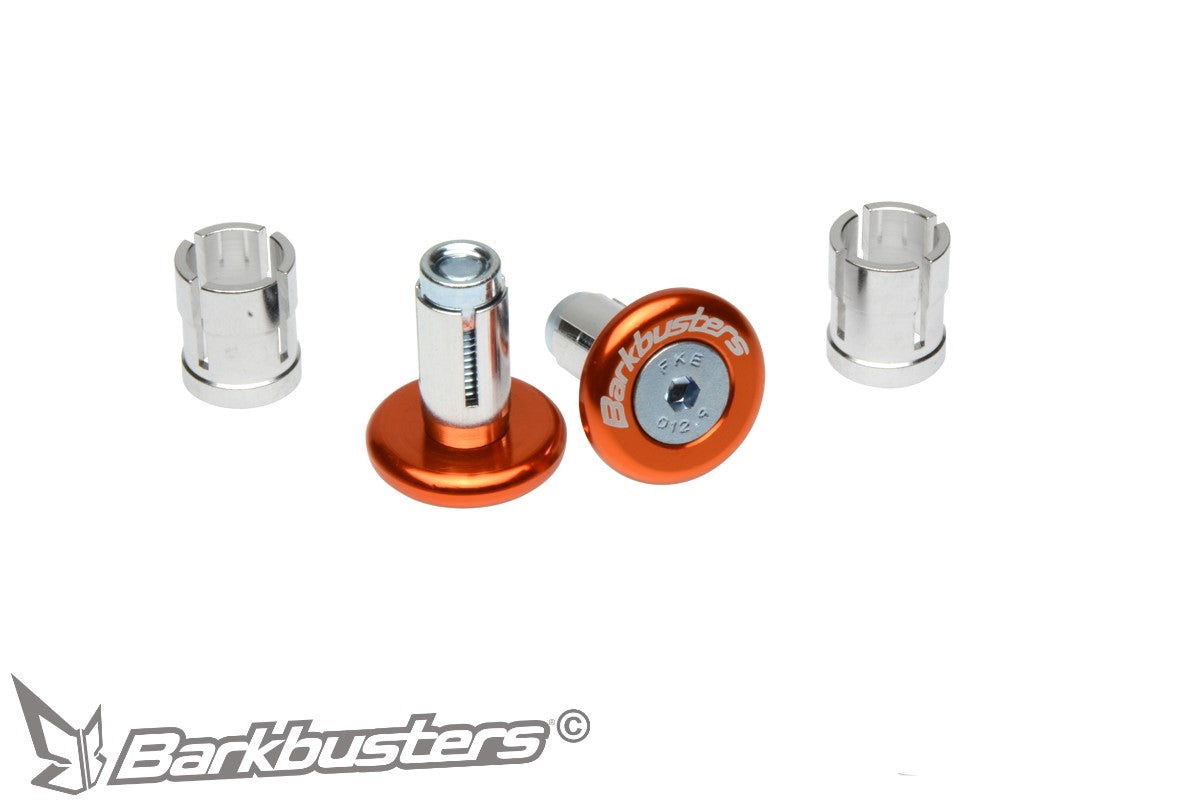 ACC- - BAR END PLG (ANODIZED) - ORANGE