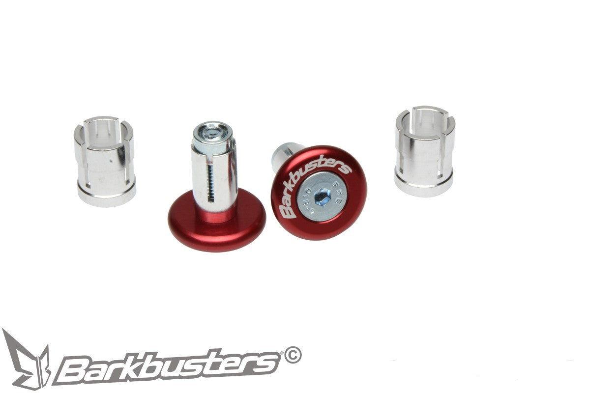 ACC- - BAR END PLG (ANODIZED) - RED