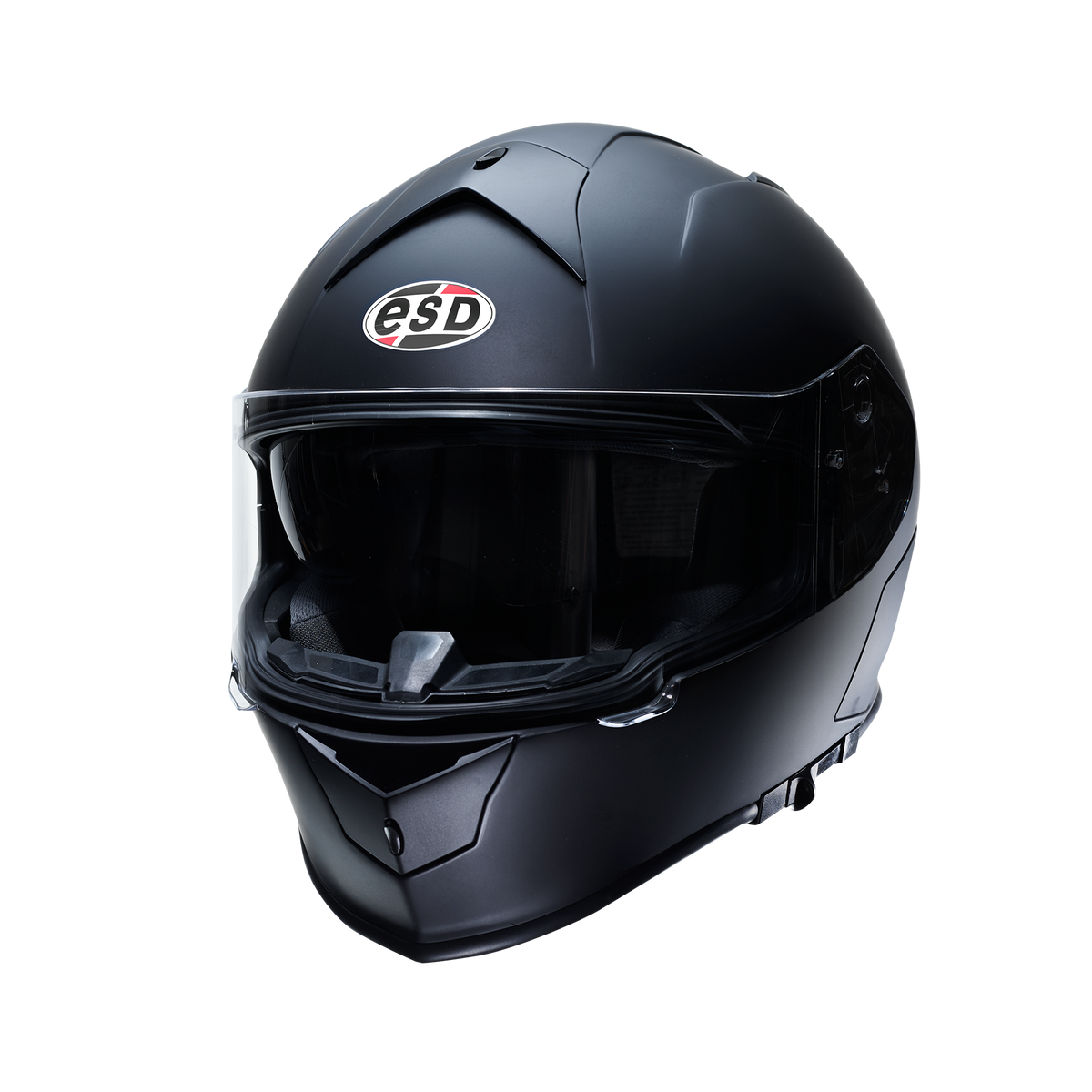 ESD E20 HELMET MATTE BLACK/RED XS