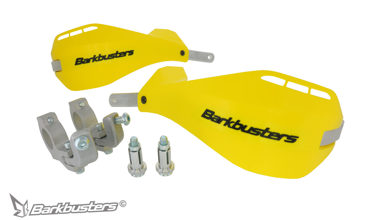 YELLOW EGO HANDGUARD - with Multi Fit Tapered Clamps