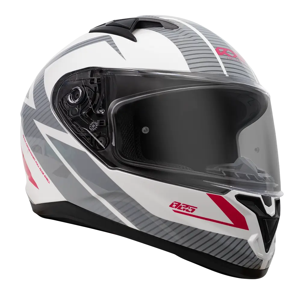 Suzuka Gloss White/Grey/Magenta