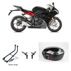 S48 Astra Black Topbox Kit 675 DAYTONA 13-16 & 660-675 STREET TRIPLE 13-17 - T042S48BPBLK