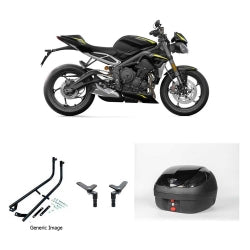 V36 Wizard Black Topbox Kit 660-765 STREET TRIPLE 17-24 - T045V36BPBLK
