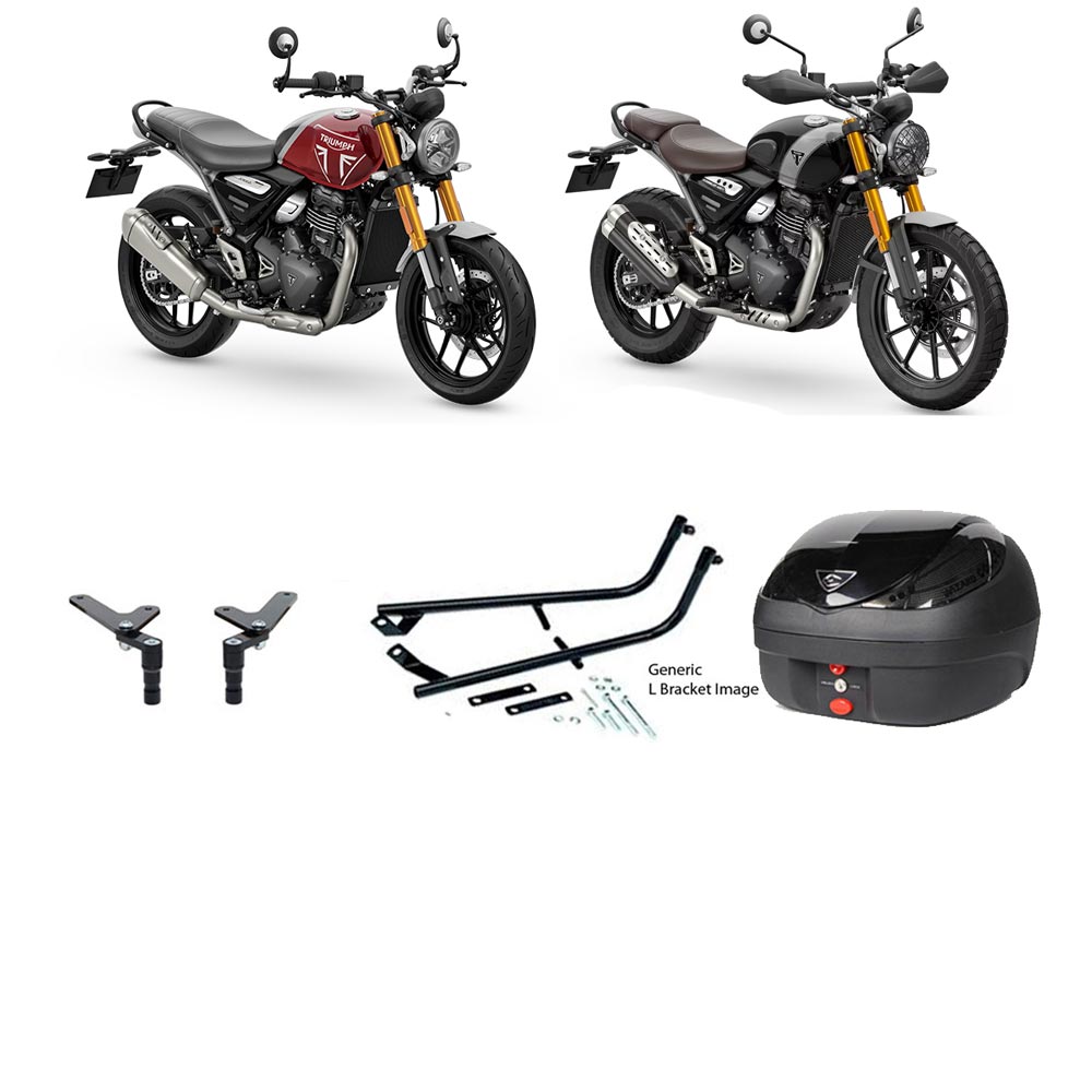 V36 Wizard Black Topbox Kit 400 SCRAMBLER X & SPEED 24-25 - T055V36BPBLK