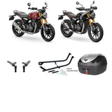 V36 Wizard Silver Topbox Kit 400 SCRAMBLER X & SPEED 24-25 - T055V36BPSIL