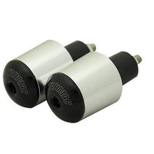 Tarmac Bar Ends Tapered Smooth 20mm Long Silver