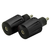 Tarmac Bar Ends Tapered Grooved 36mm Long Black