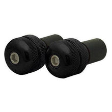 Tarmac Bar Ends Knurled 21mm Long Black