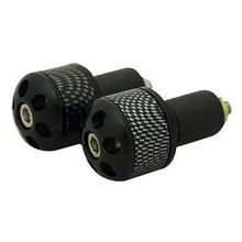 Tarmac Bar Ends Carbon Print 25mm Long Black