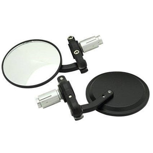 Tarmac Mirrors Cafe Racer Silver Set