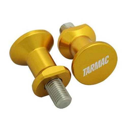 Tarmac Pick-UP Knobs 10mmx1.25 Gold Kawa MOST 06& Later INCL Ninja250/300 ZX10 ZX6R etc