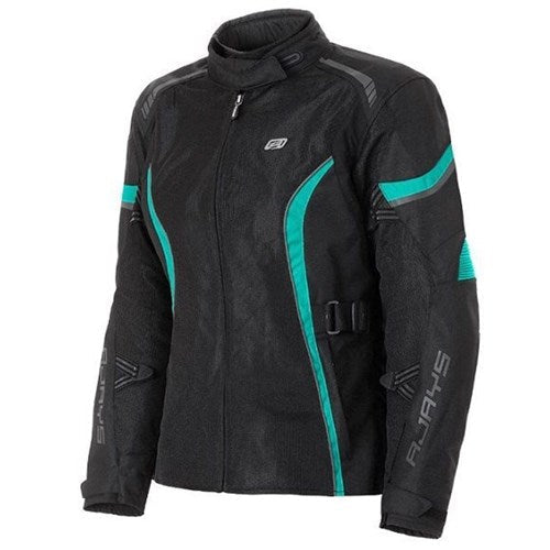 Rjays Athena Air JKT BLK/Aqua Ladies (10)