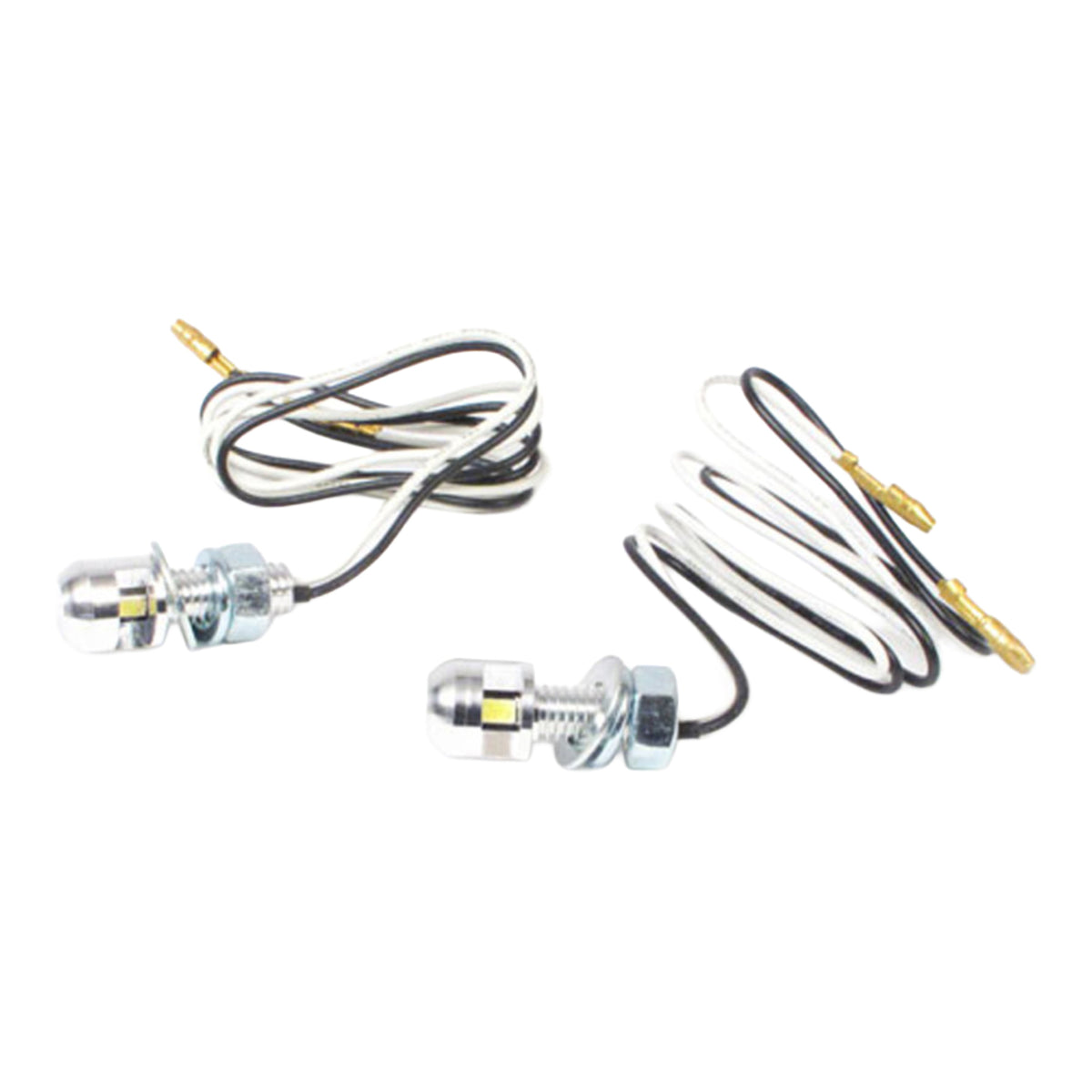 WHITES NUMBER PLATE LED BOLT LIGHT 13.5X12.8 SIL (Pair)