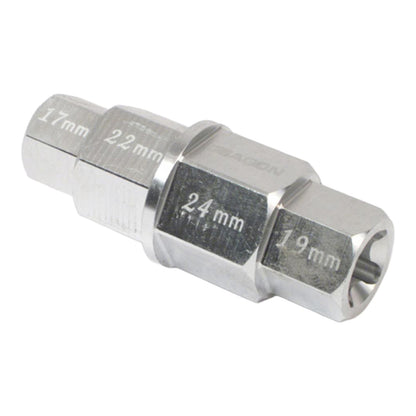 WHITES 4-IN-1 HEX AXLE TOOL 17 19 22 24mm ALUM