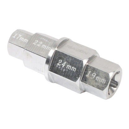 WHITES 4-IN-1 HEX AXLE TOOL 17 19 22 24mm ALUM