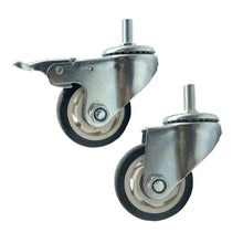 Maxxis Tyre Stand Wheels (2 Wheels - 1x locking, 1x non-locking)