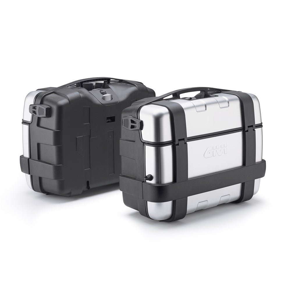 GIVI Trekker 33L Panniers Silver (Pair) Monokey