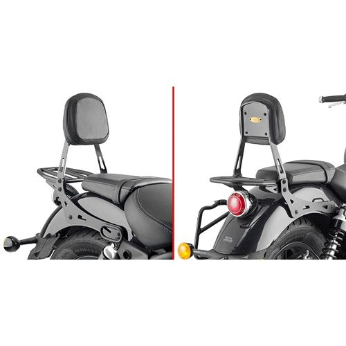 GIVI Backrest with Detachable Rack Super Meteor 650 23-