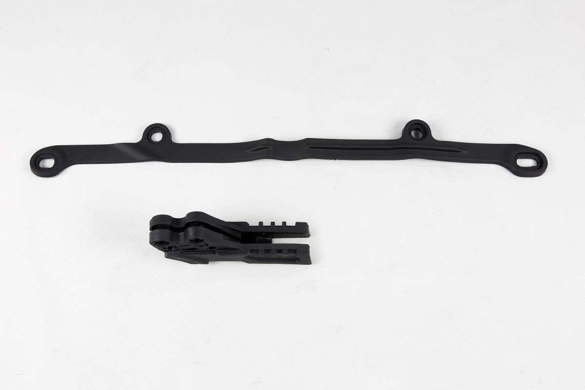 UFO Kawasaki Chain Guide/Swingarm Slider Kit 06-08 BLK