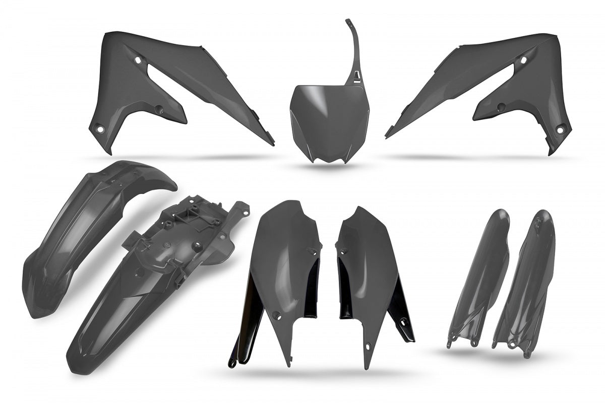 UFO Yamaha Plastics Kit SE/LE YZ250F 19-23/YZ450F 18-22 GRY/BLK