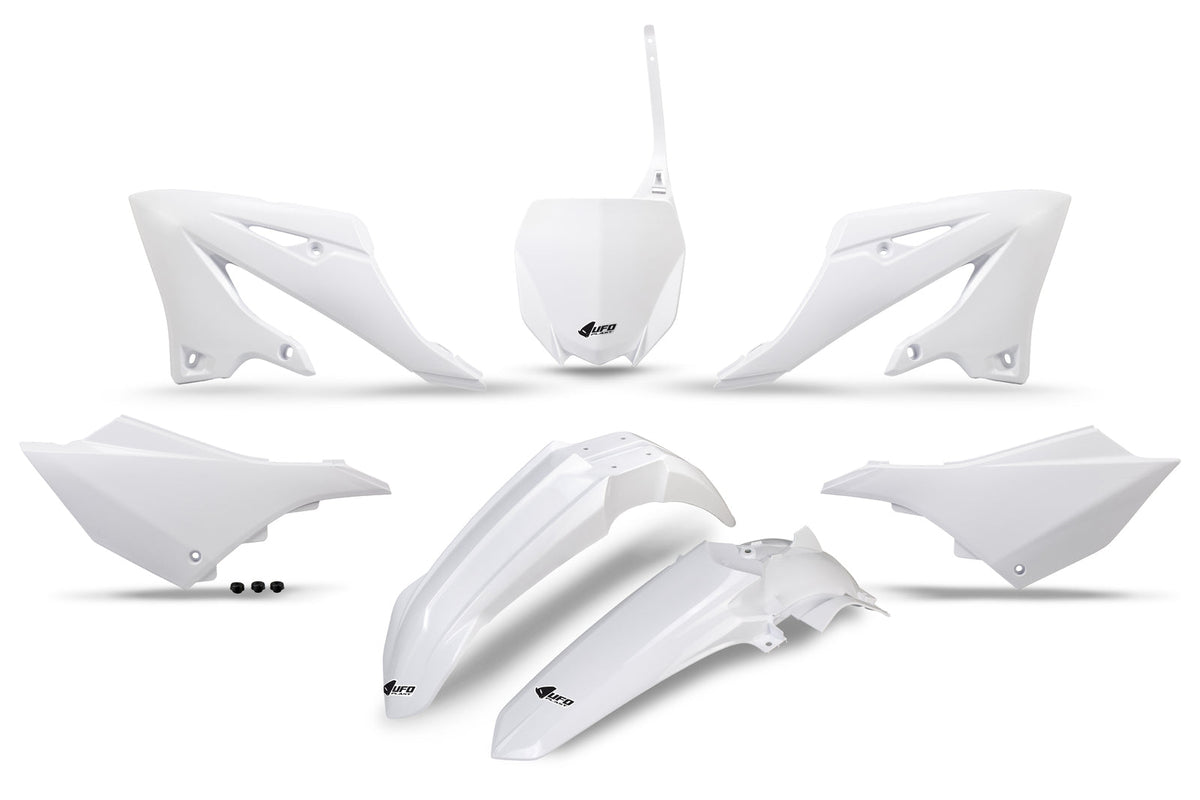 UFO Yamaha Plastics Kit YZ125/250 22-23 (WHT) (Will Become Yakit324FE046)