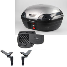 COOCASE S48 SILVER BASIC TOPBOX & UNI TBR30 **REQUIRED L BRACKETS TO BE FITTED** - UNIS48BPSIL