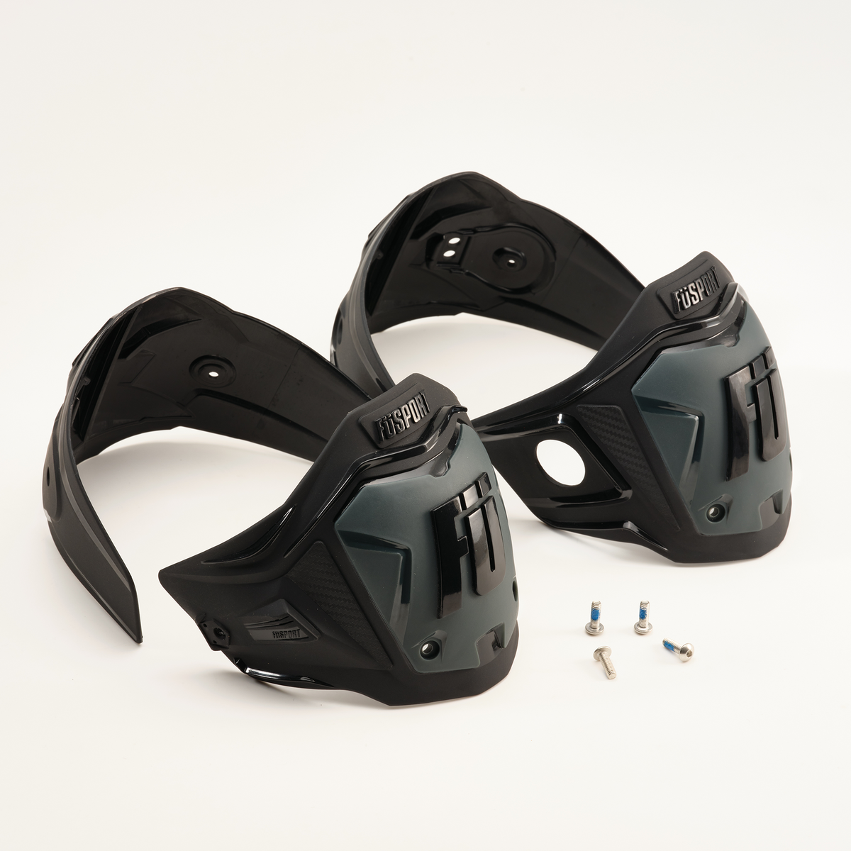 XR1 SHIN/CALF PLATE BLACK (1 SET)