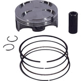 Vertex Forged Replica Piston kit; Kit includes: Piston, rings, pin, clips (Piston, Ring Set, & Circlips).Yamaha YZ250F 76.95mm 13.3:1 CR 2019