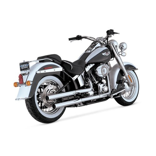 V&H Straightshot HS Slip-ONS PCX Softail Deluxe 07-17 Softail C/Bones 08-11 (WAS V16833)
