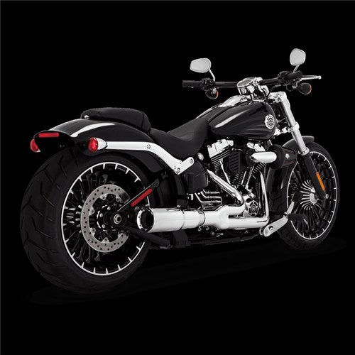 V&H HI-OUTPUT 2-1 SHORT BREAKOUT 13-17 08-11 ROCKER & 2009 CVO SOFTAIL