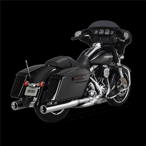 V&H Monster Round Slip-ONS Chrome Touring 17-22
